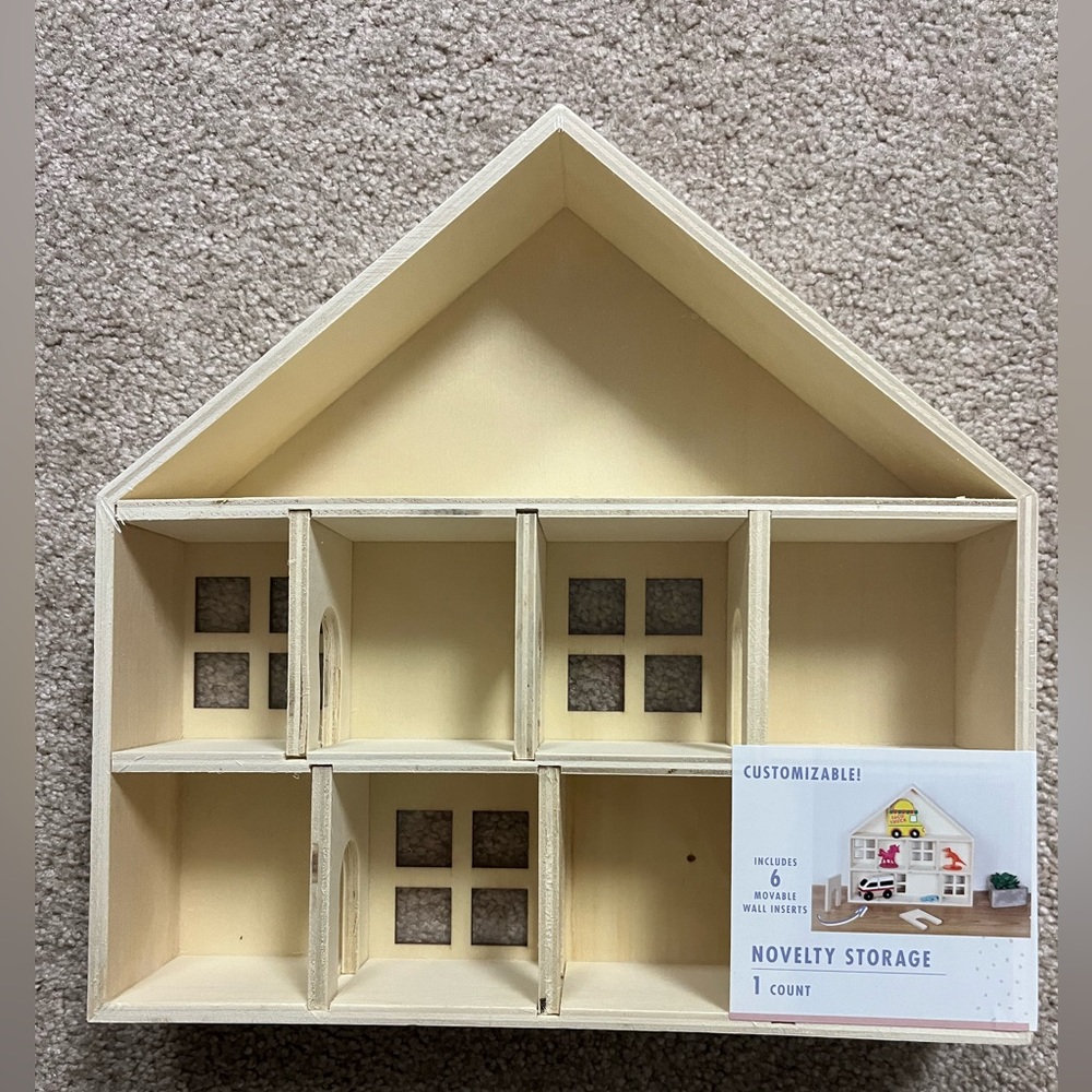 Target Bullseye Novelty Storage Dollhouse Shelf
